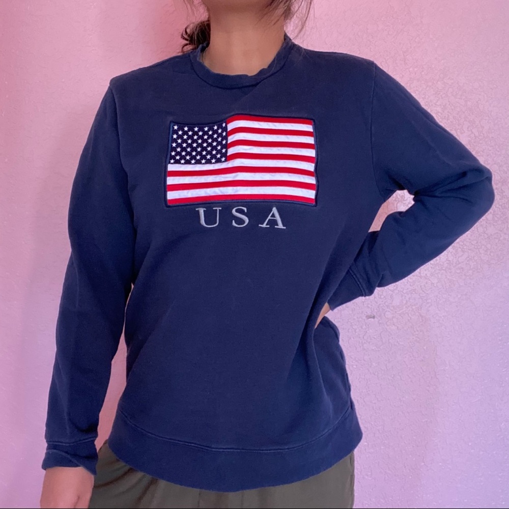 Pacsun American flag sweatshirt